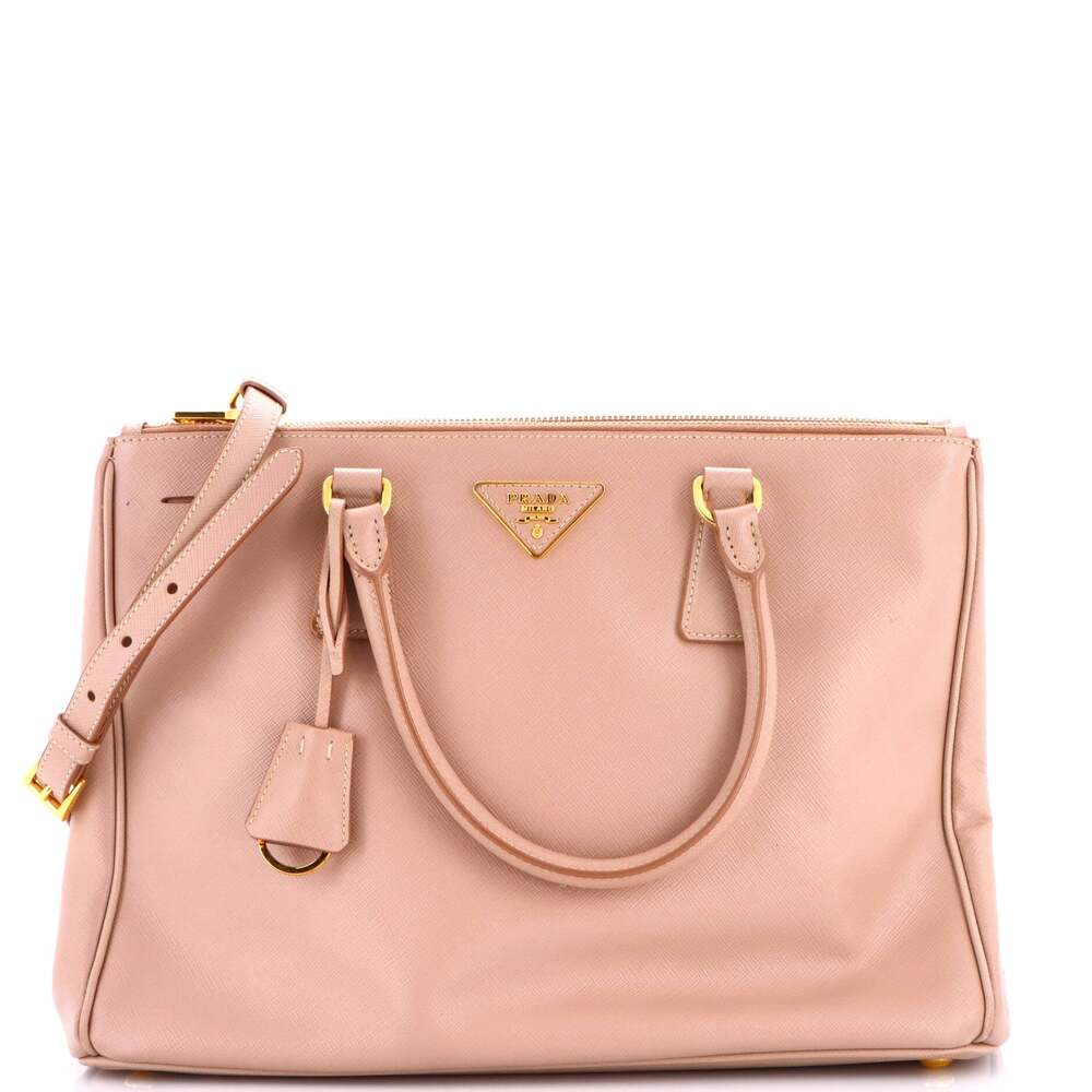 Prada Double Zip Lux Tote Saffiano #312137P12B